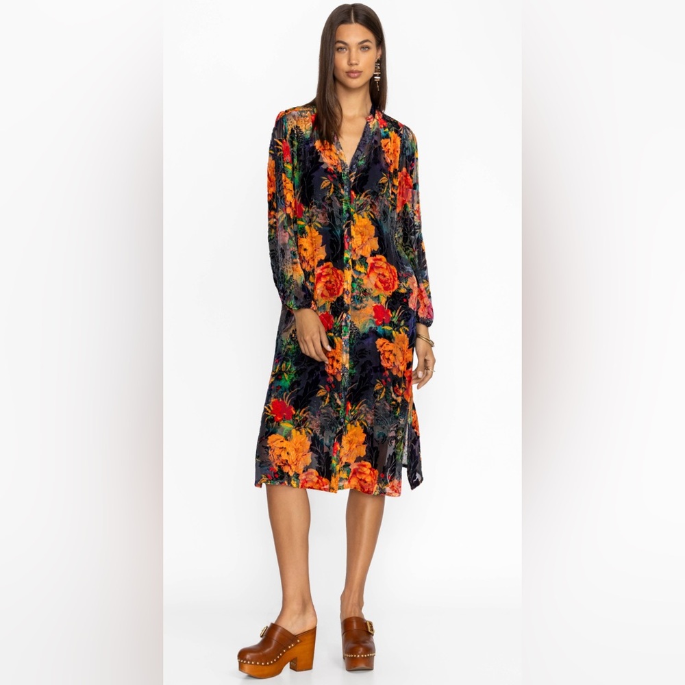 JOHNNY WAS - Renna Burnout Dress